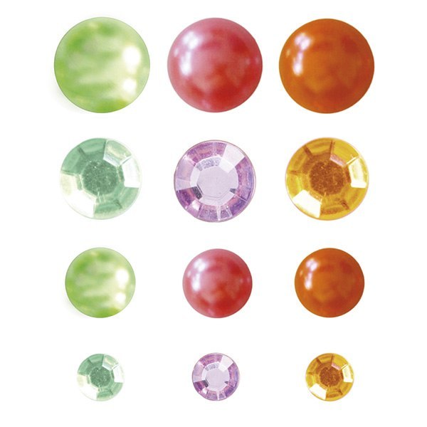 SELF-ADHESIVE PEARLS AND CRYSTALS CRAFT-FUN HASTA SERIES